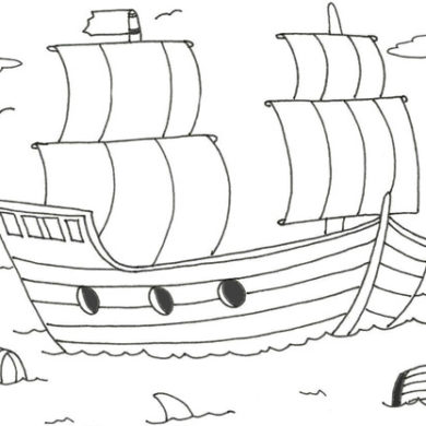 Pirátská loď – najdeš 10 rozdílů?